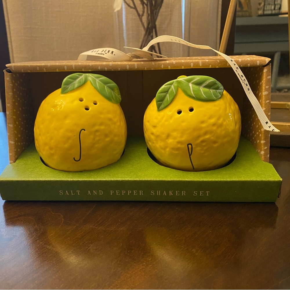 Rae Dunn ‘Lemons’ Salt & Pepper Shakers